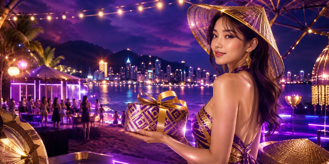 Phụ nữ đội nón lá tại Phú Quốc thưởng thức cà phê và theo dõi cá cược trực tuyến